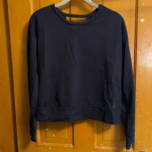 Black nike yoga sweatshirt